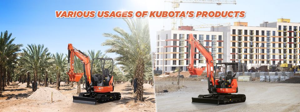 Various usages of kubota s products